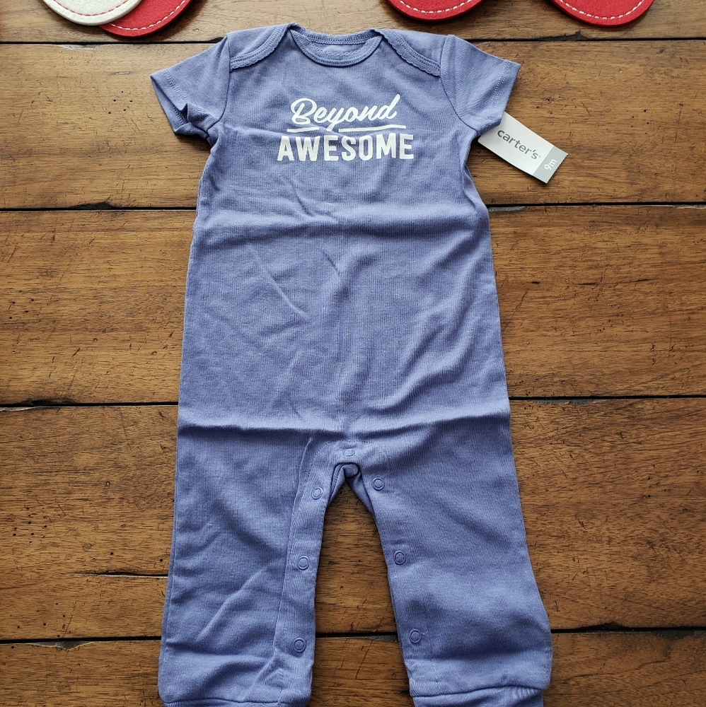 NWT Carters Purple romper